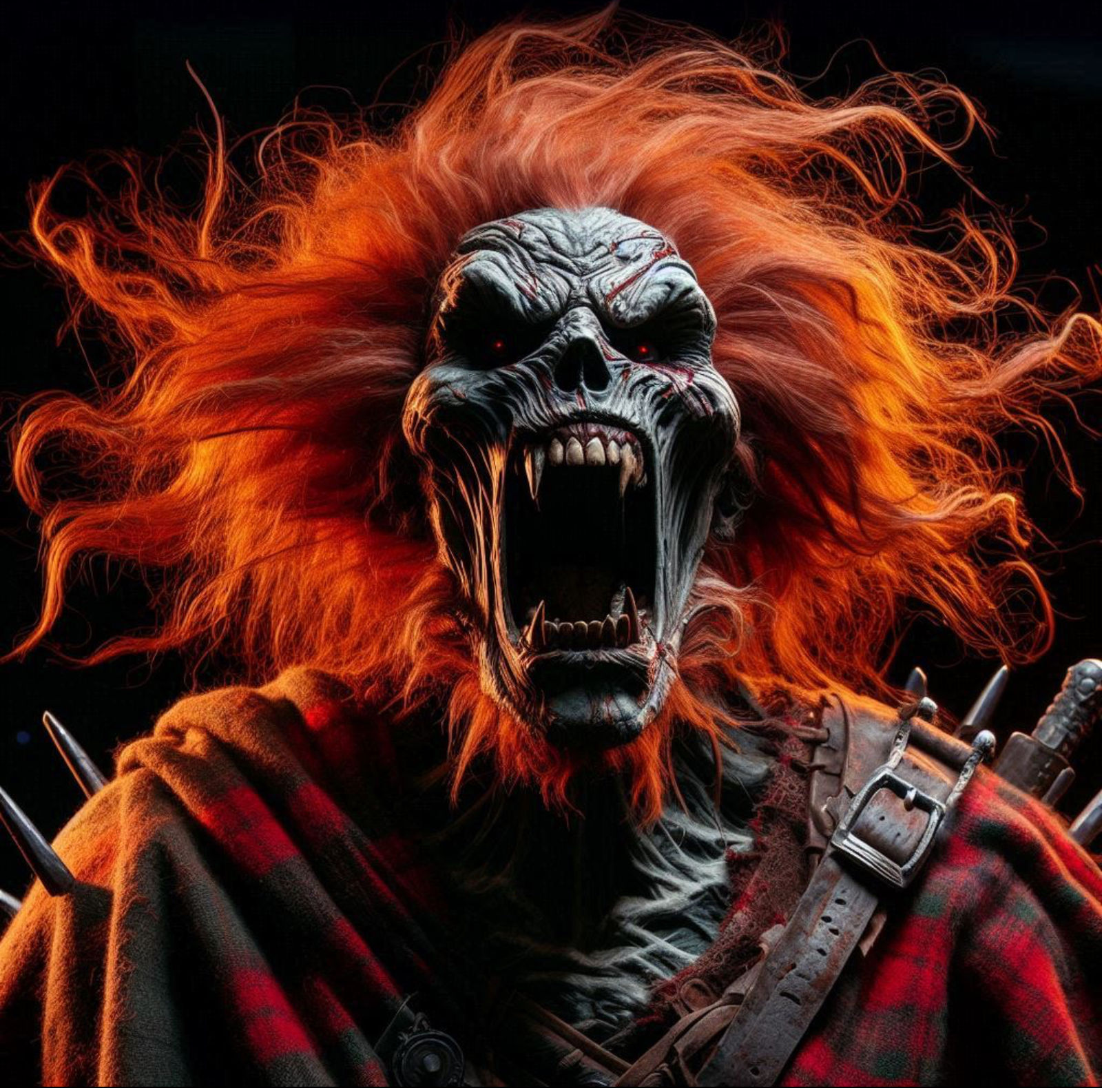 Macabre grunge banshee