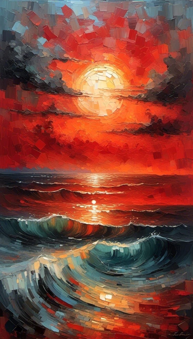 Red Skies At Morning