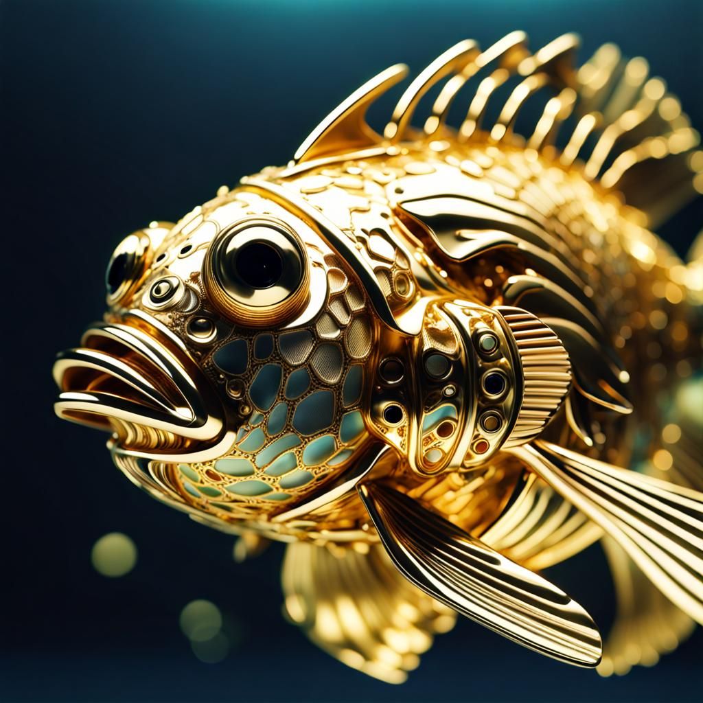 Goldfish AI Generated Artwork NightCafe Creator