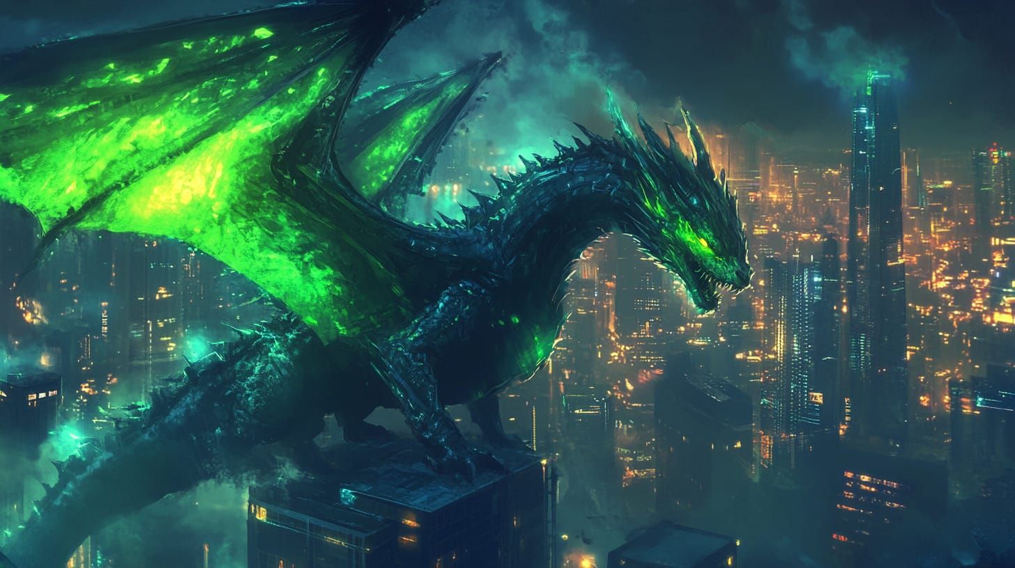 Cyberpunk Dragon