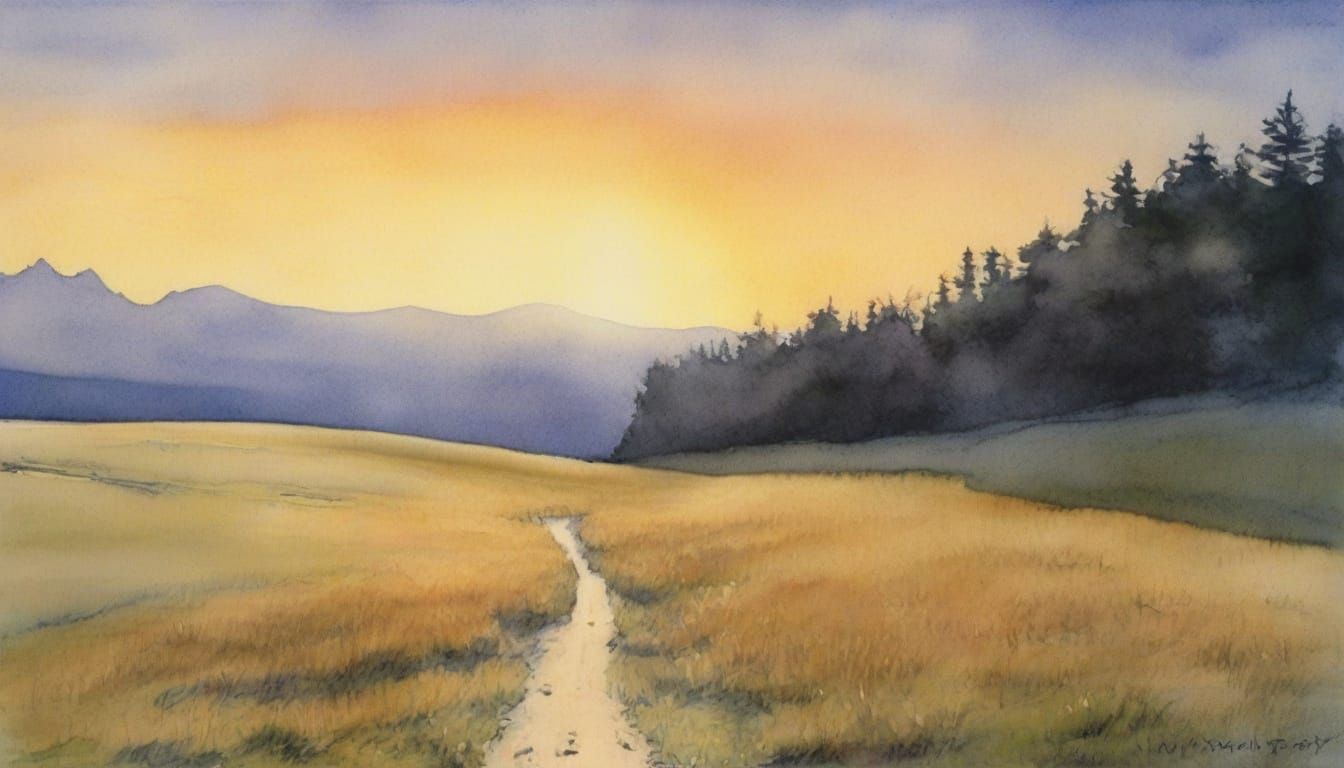 dawn, watercolor, moebius, wyeth