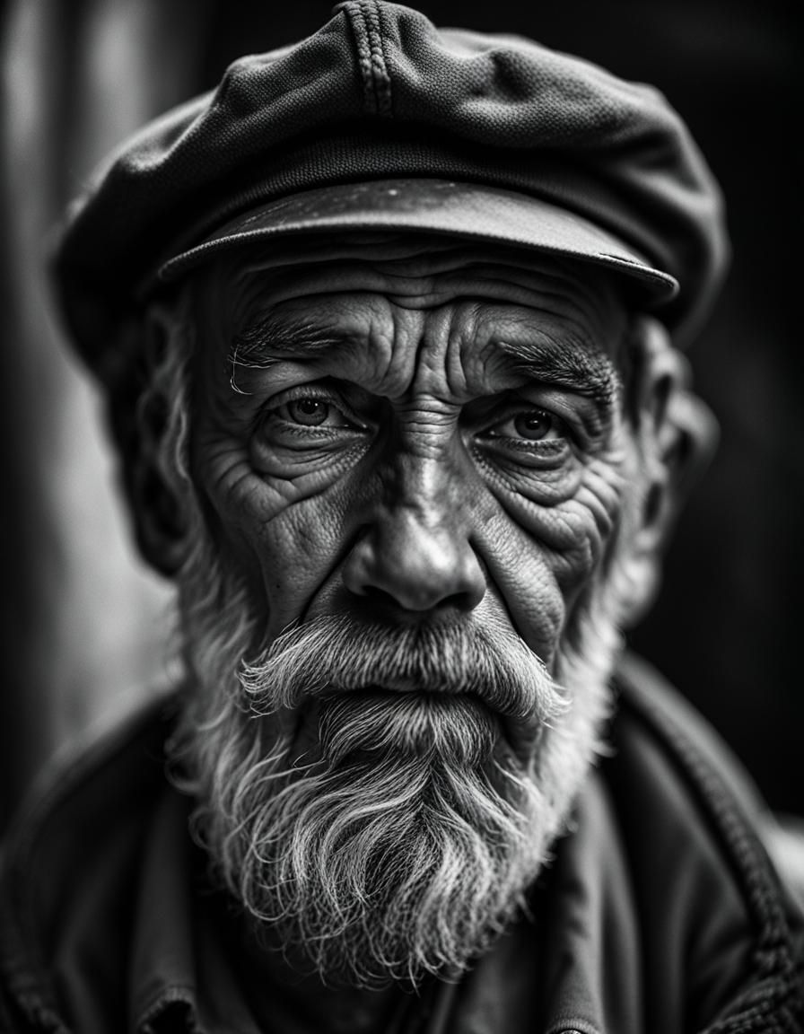 Old sailorman portrait   by @moowokuorn