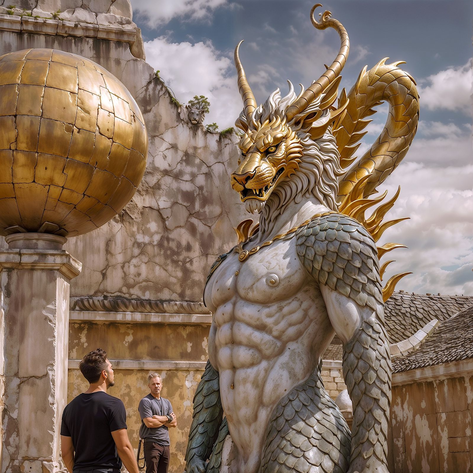 The temple guardian still has some power - Variations #57