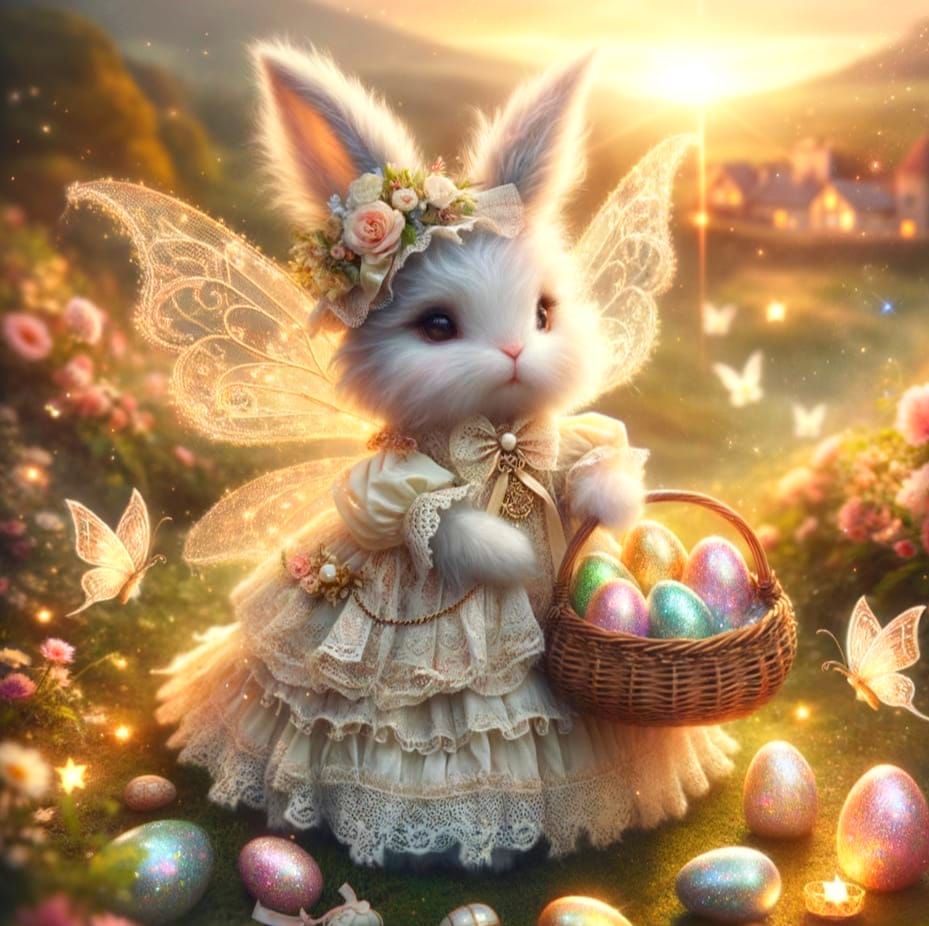 Fairy Easter Bunny  by @Joanna7
