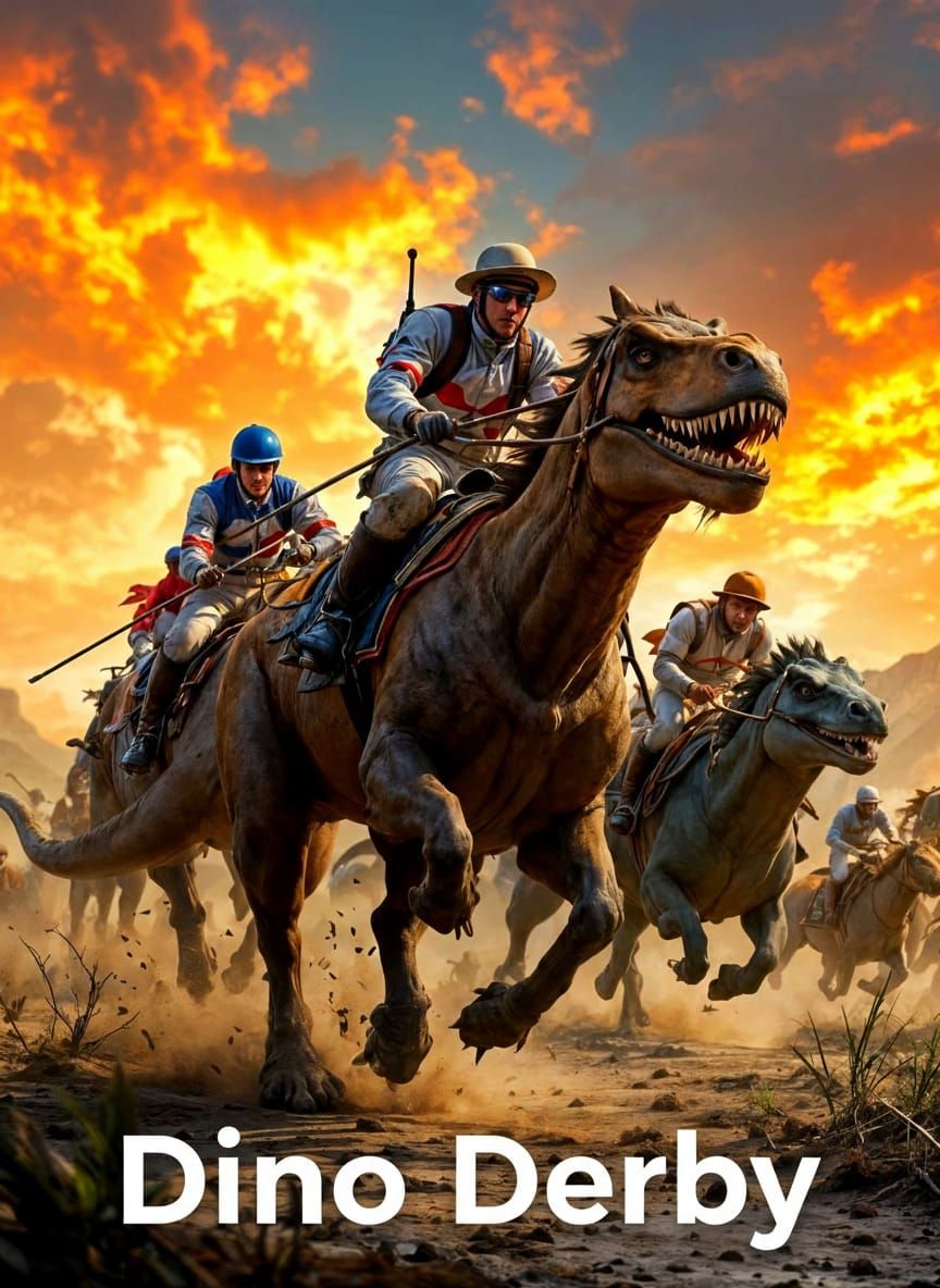 The “Dinosaur Derby”  by @kiltiegirl