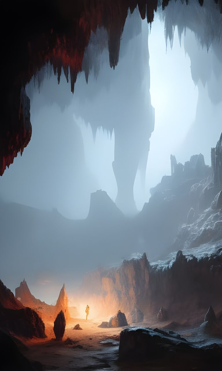 Large undiscovered cave