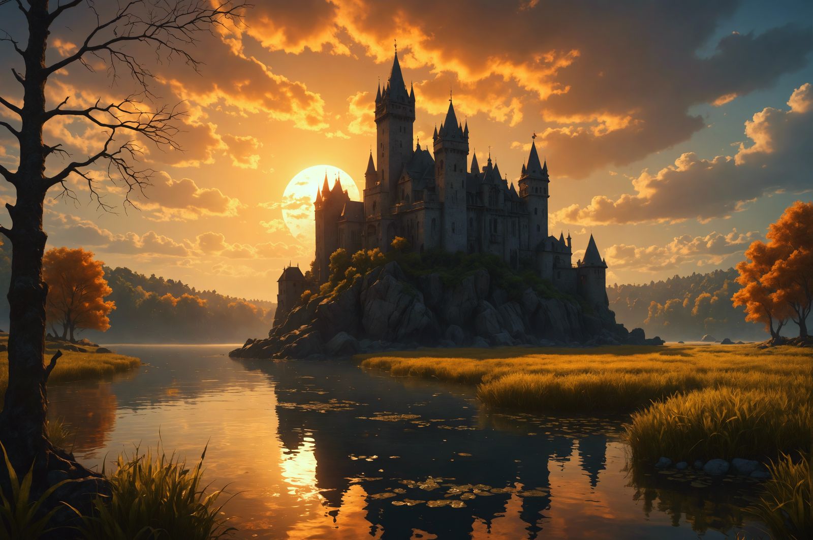 make lighter dark moody water color add more details hyper d...