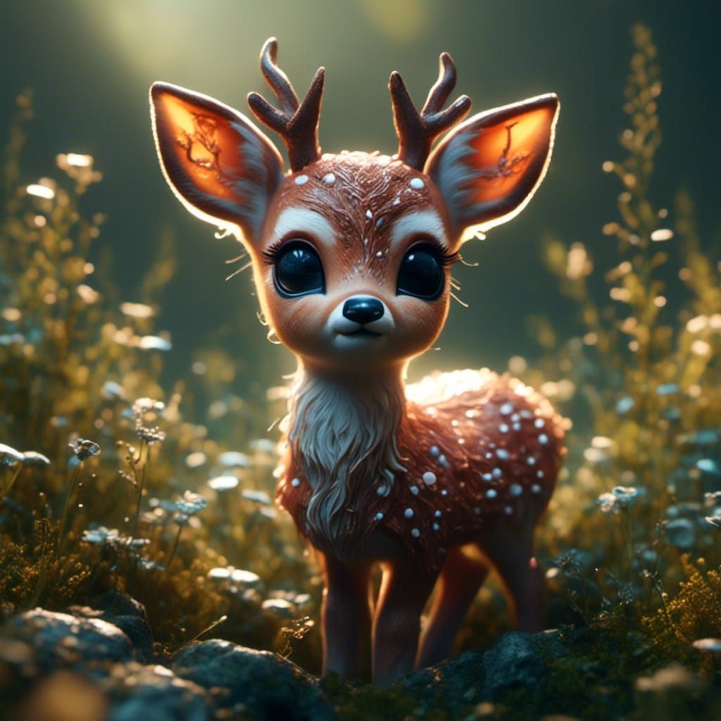 baby deer  by @Magic