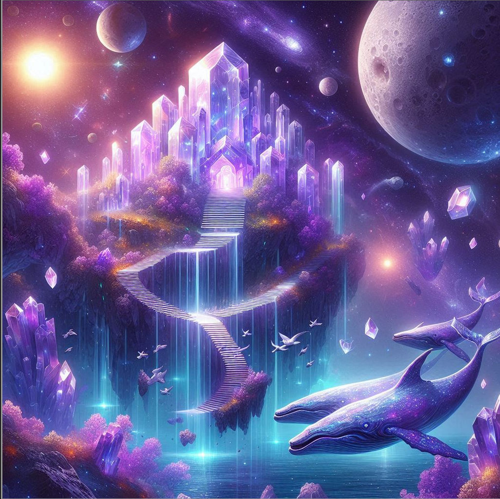 Floating Crystal Temple