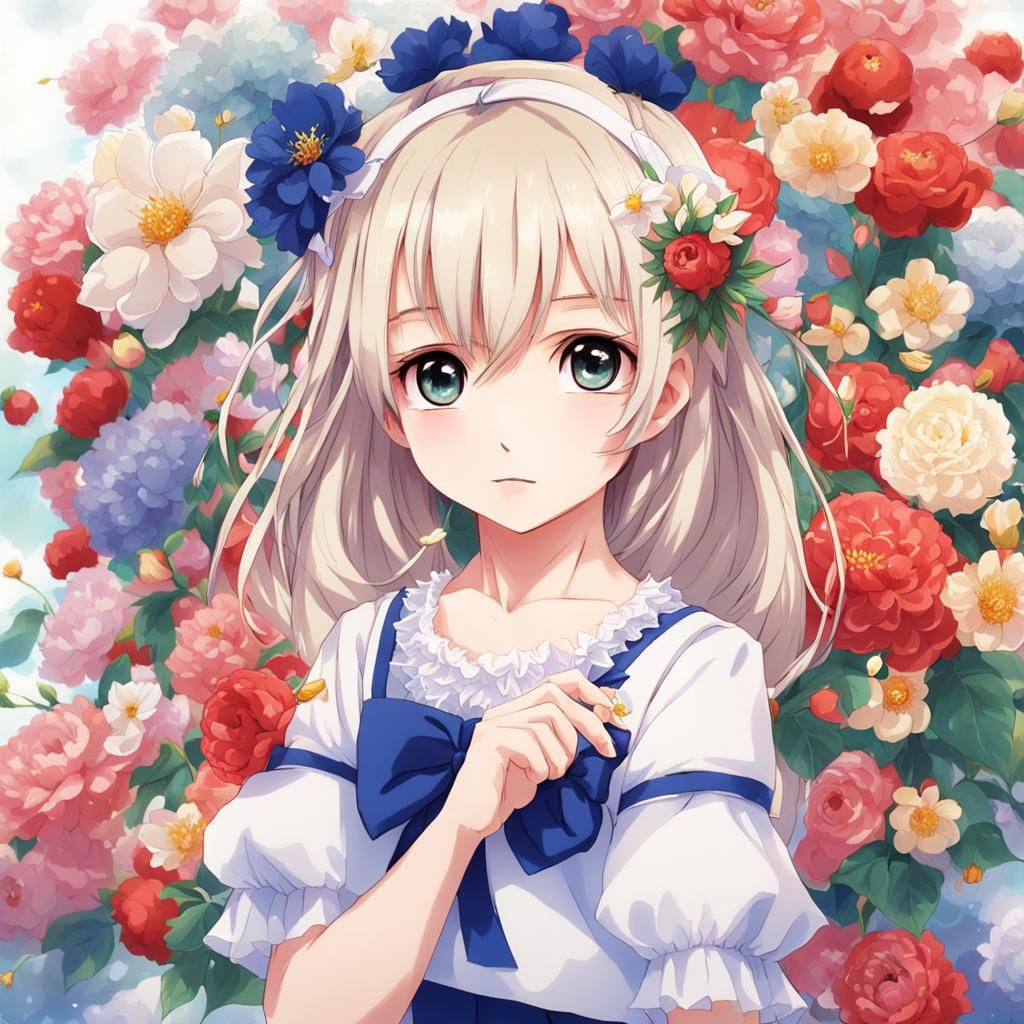 Beautiful flower girl!