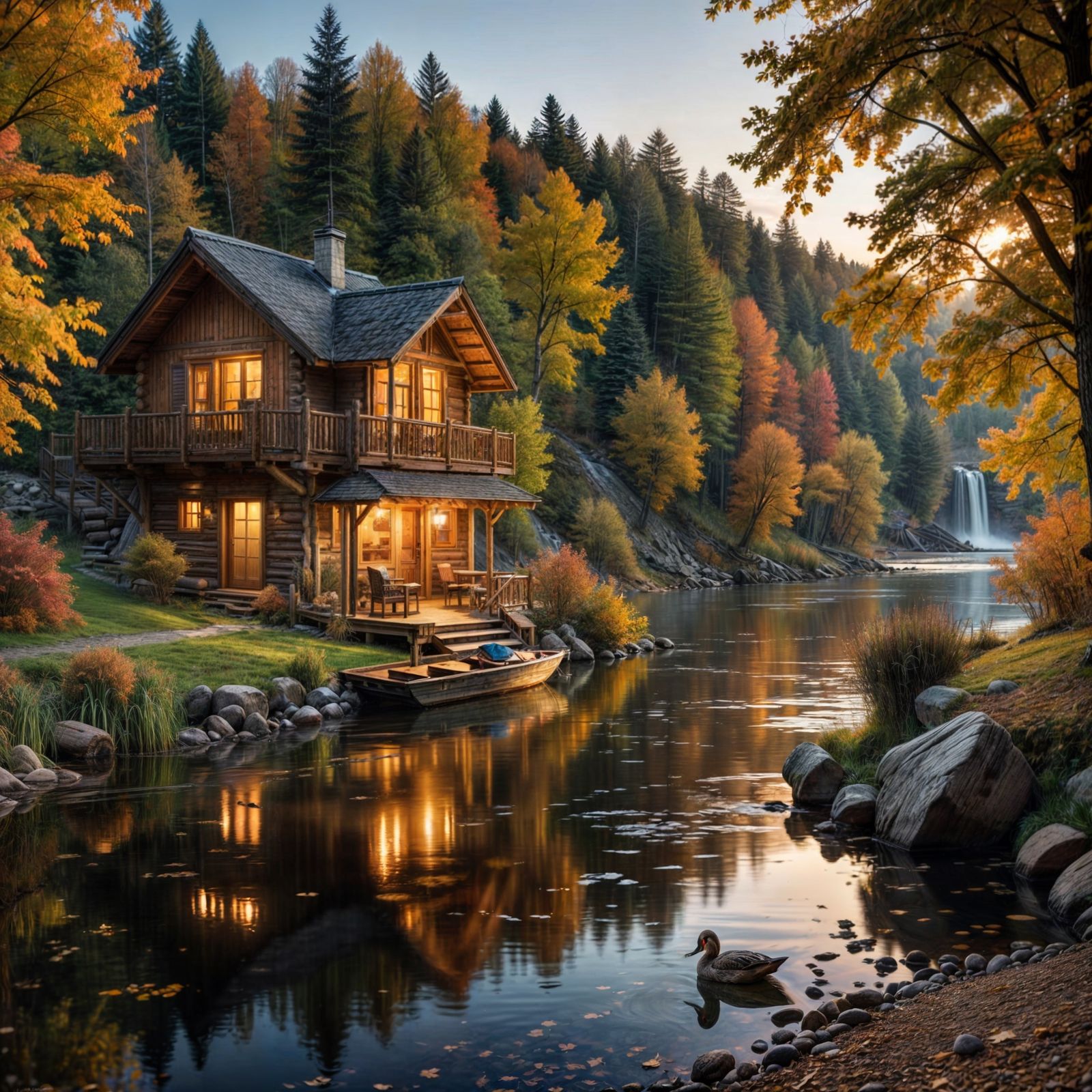 Cottage in Autumn