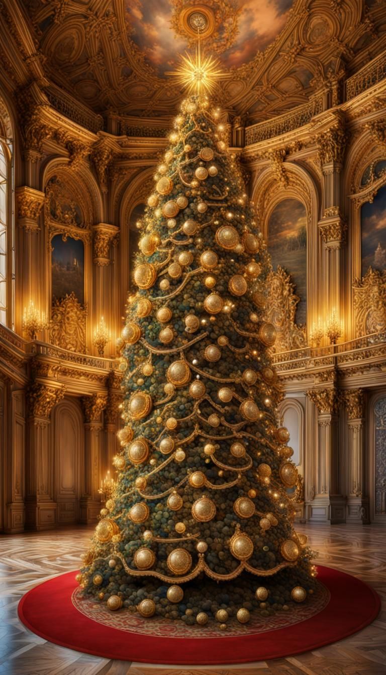 Baroque Christmas tree