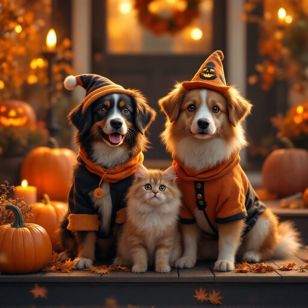 Animals Dressed for Halloween 2