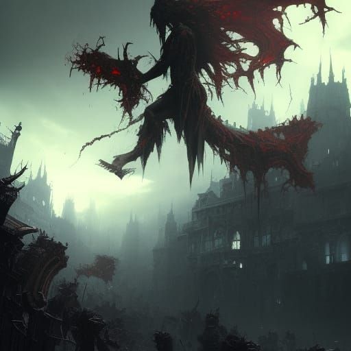shadow bloody nightmare monster