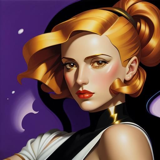 venus. sytle tamara lempicka.