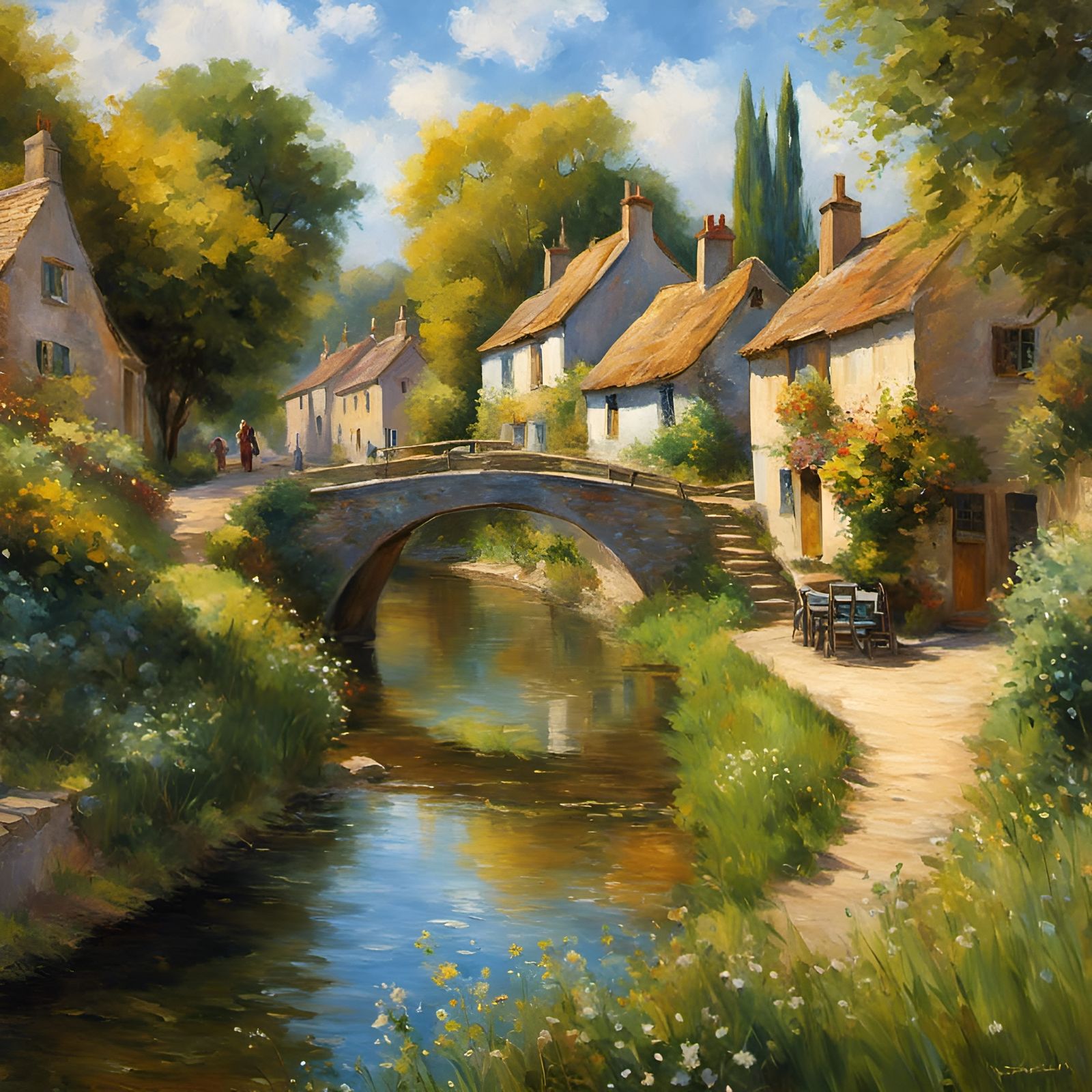 Small Village  by @Chirminth