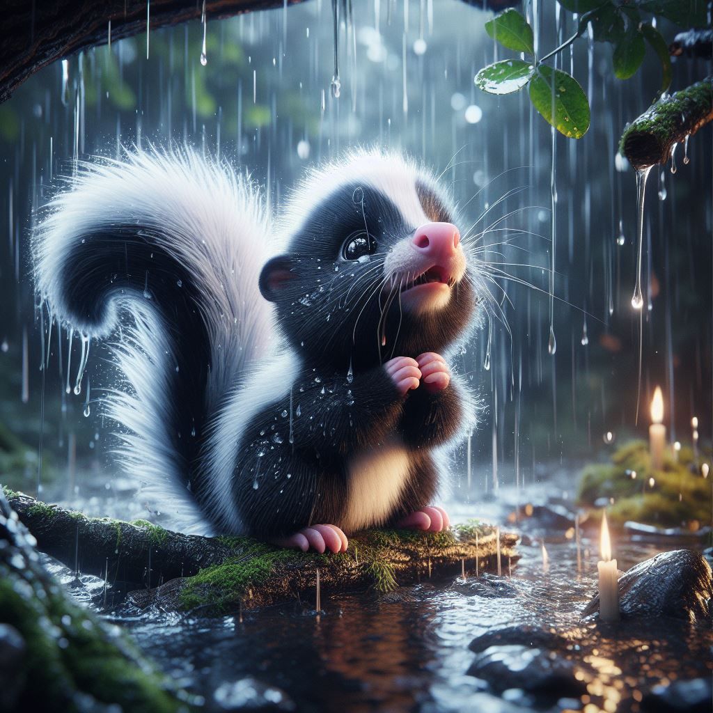Crying skunk