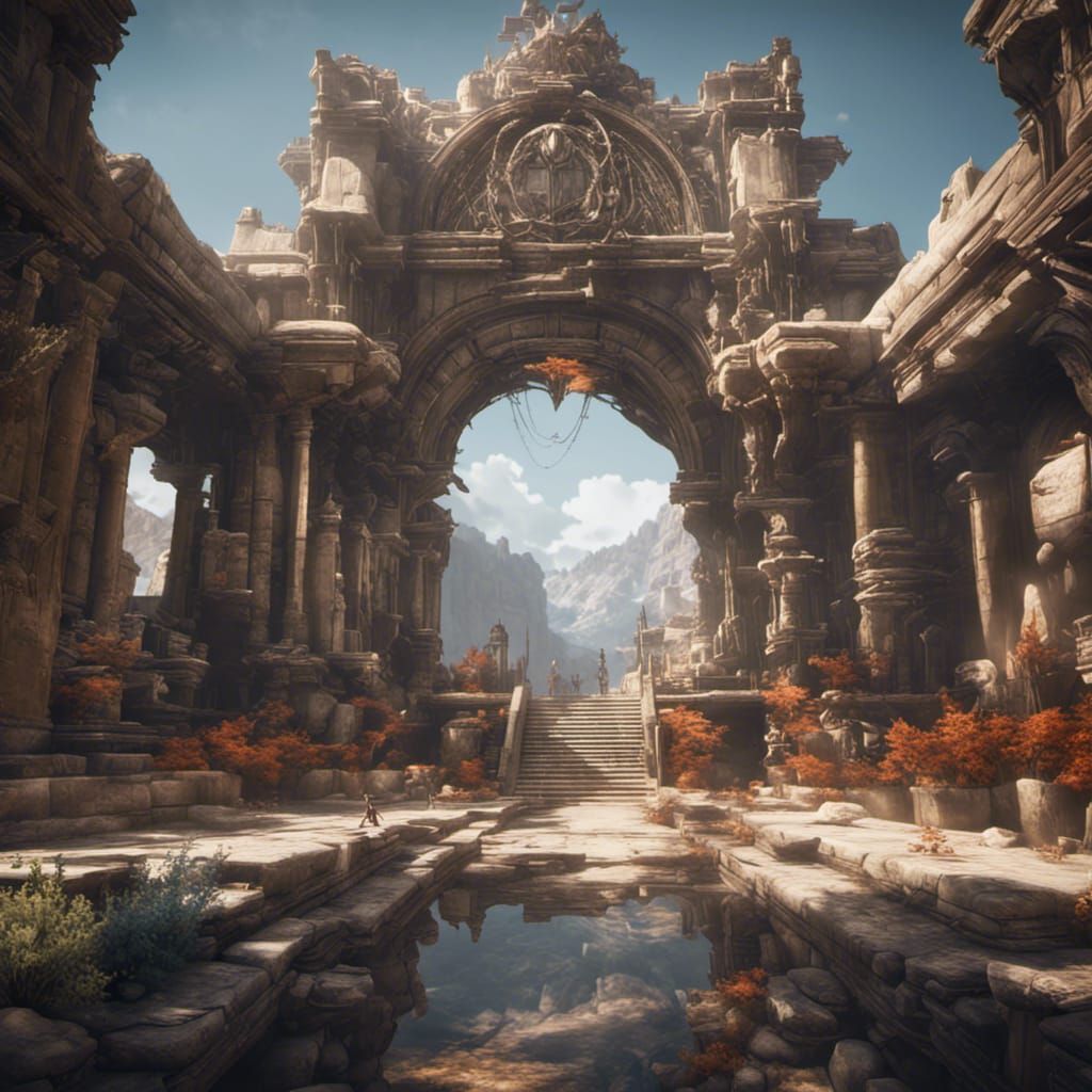 House with People Living Inside: 3D Game Cinematic