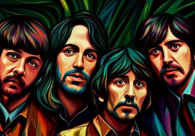 The Beatles | 8k | beautiful colors | hyper detailed attractive ...