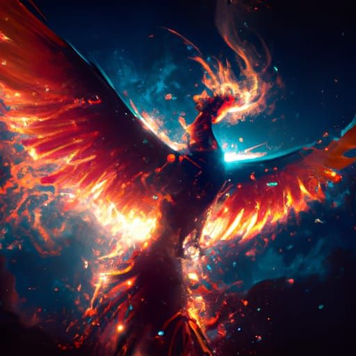 Phoenix in the night