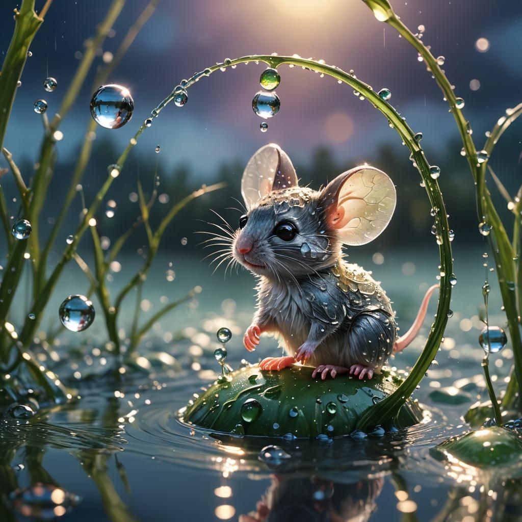 Confused in The Dew.  by @Omimimo