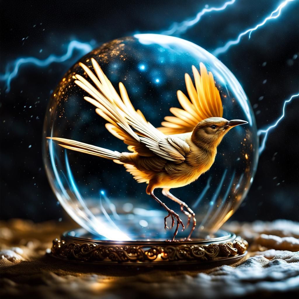 Golden bird   by @Brichzy