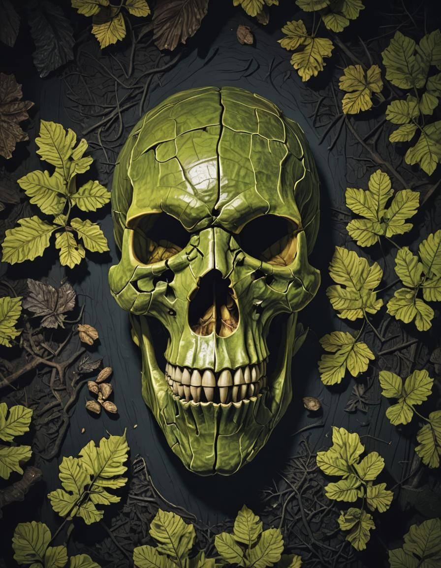 Jackfruit skull