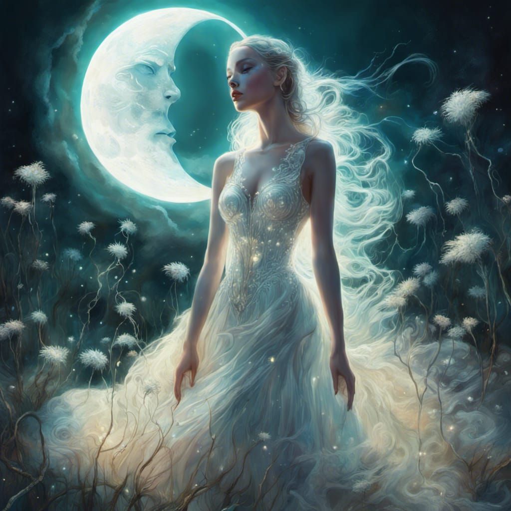 Full Moon Portrait  by @7CBoots