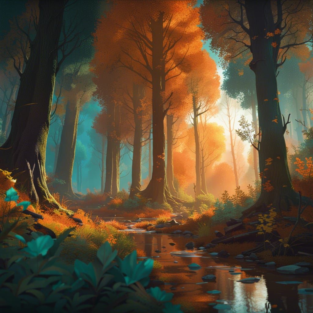 forest grove AI Generated Artwork NightCafe Creator