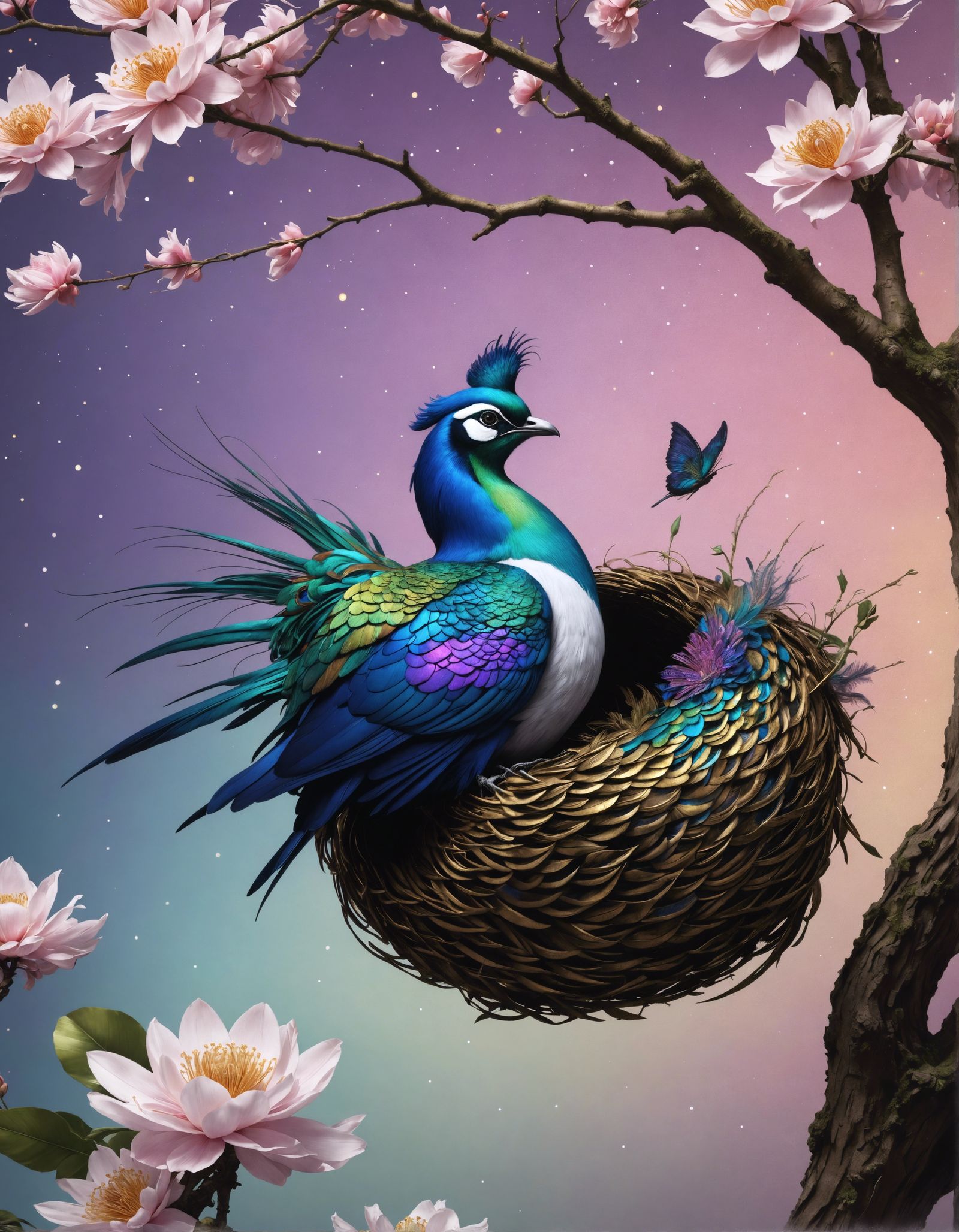 Radiant Royal Bird