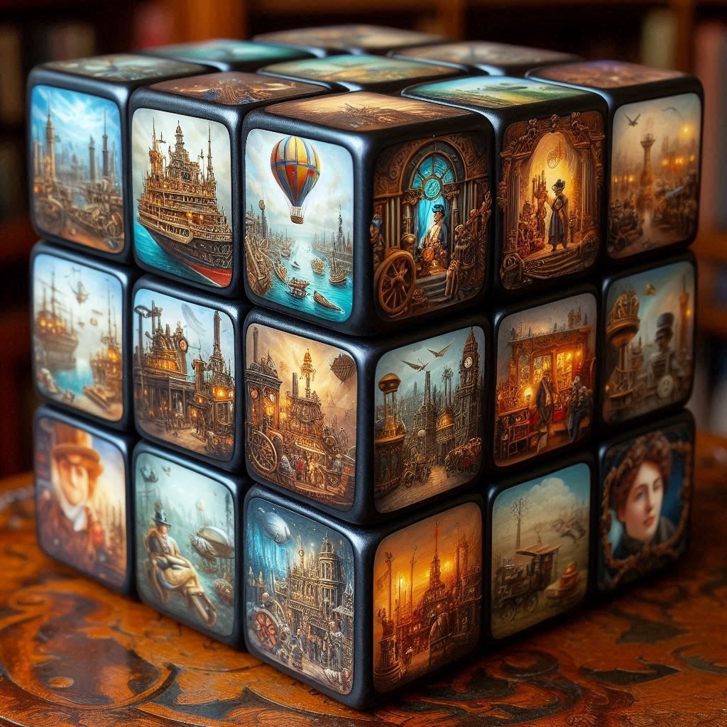 Rubik's cube a la Steampunk