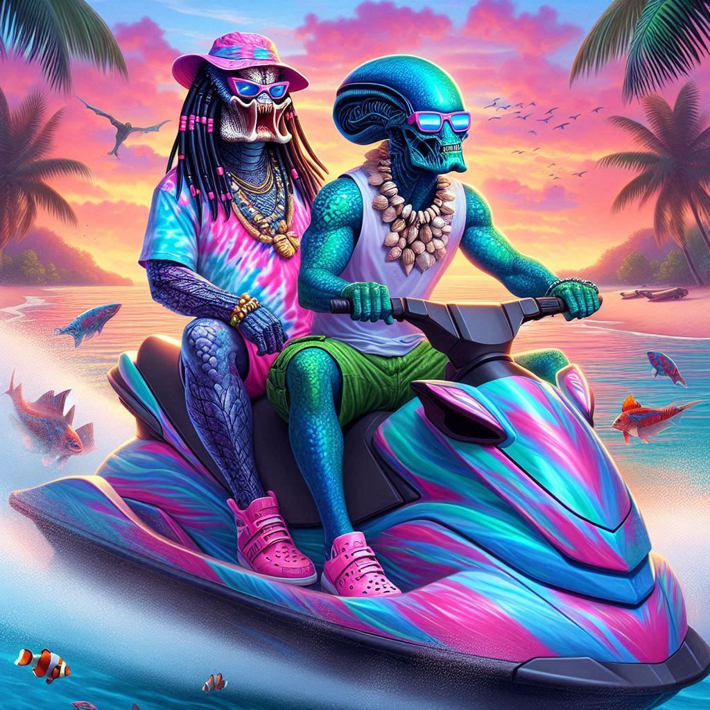 Bros Day Jet skiing on da beach 15