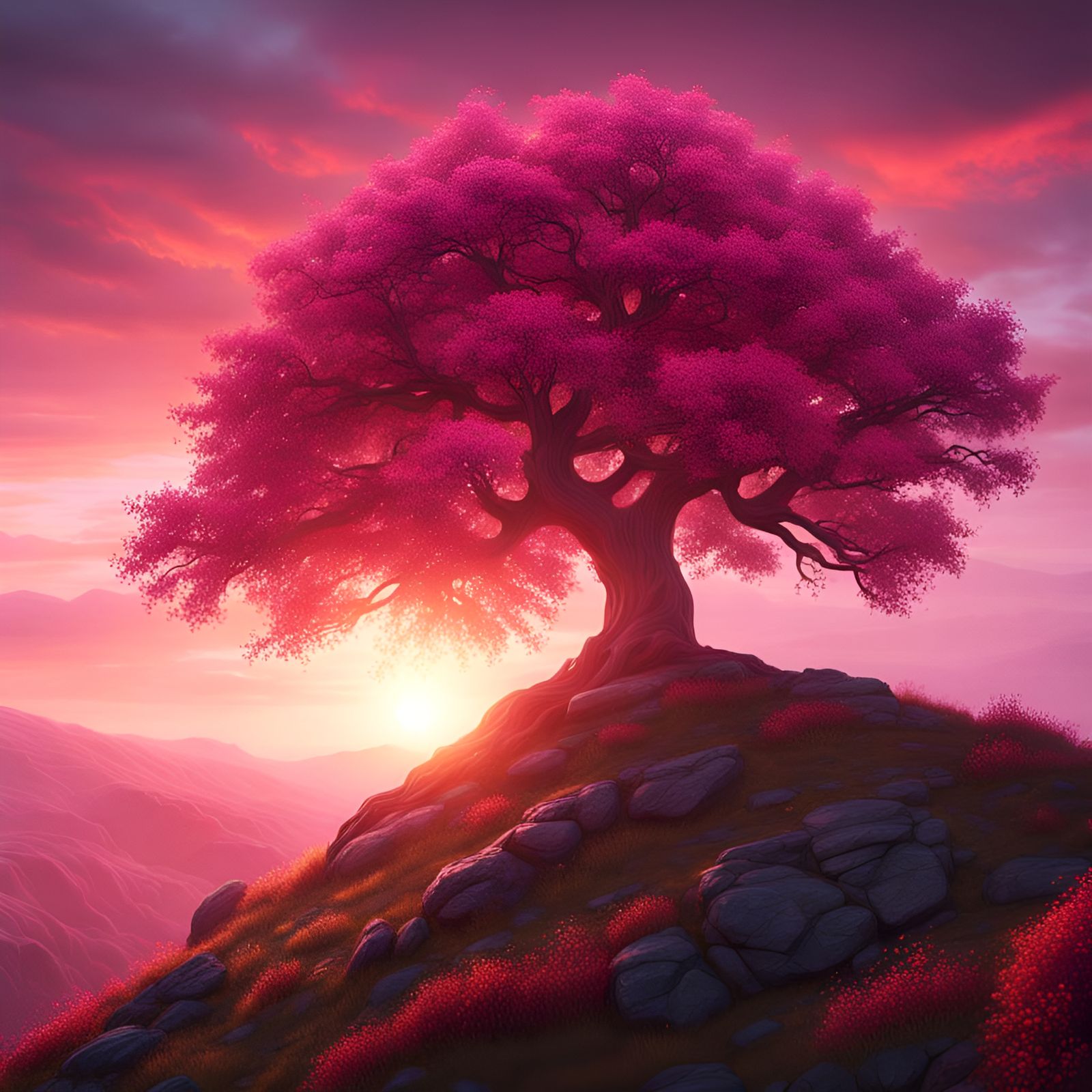 pink sunset
