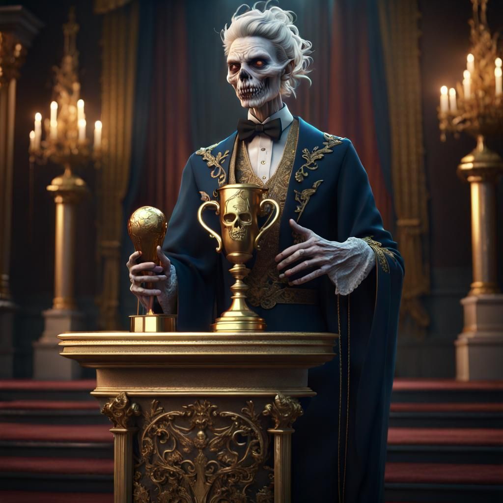 Front row at the Ghoul-den Globe awards   by @TheFellowship