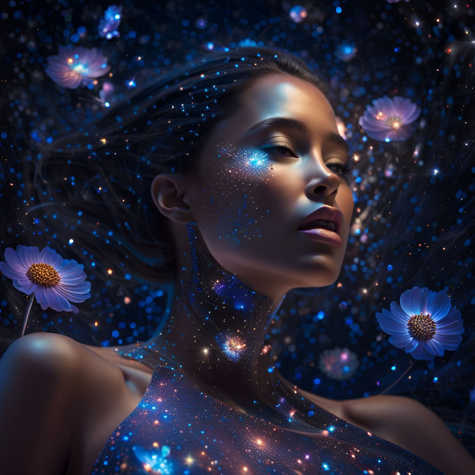 Cosmic Beauty II - AI Generated Artwork - NightCafe Creator