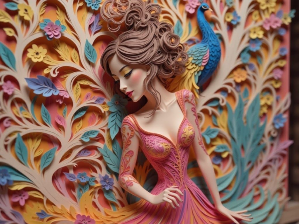 <lora:KirigamiFluxV0001:1.0>