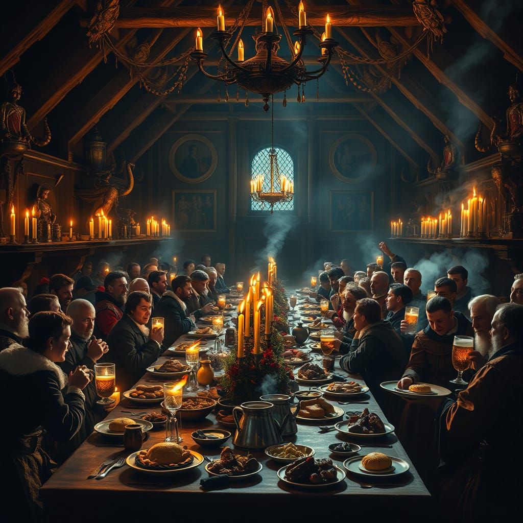 When the Puritans gained power banquets were outlawed as sinful  by @undefined
