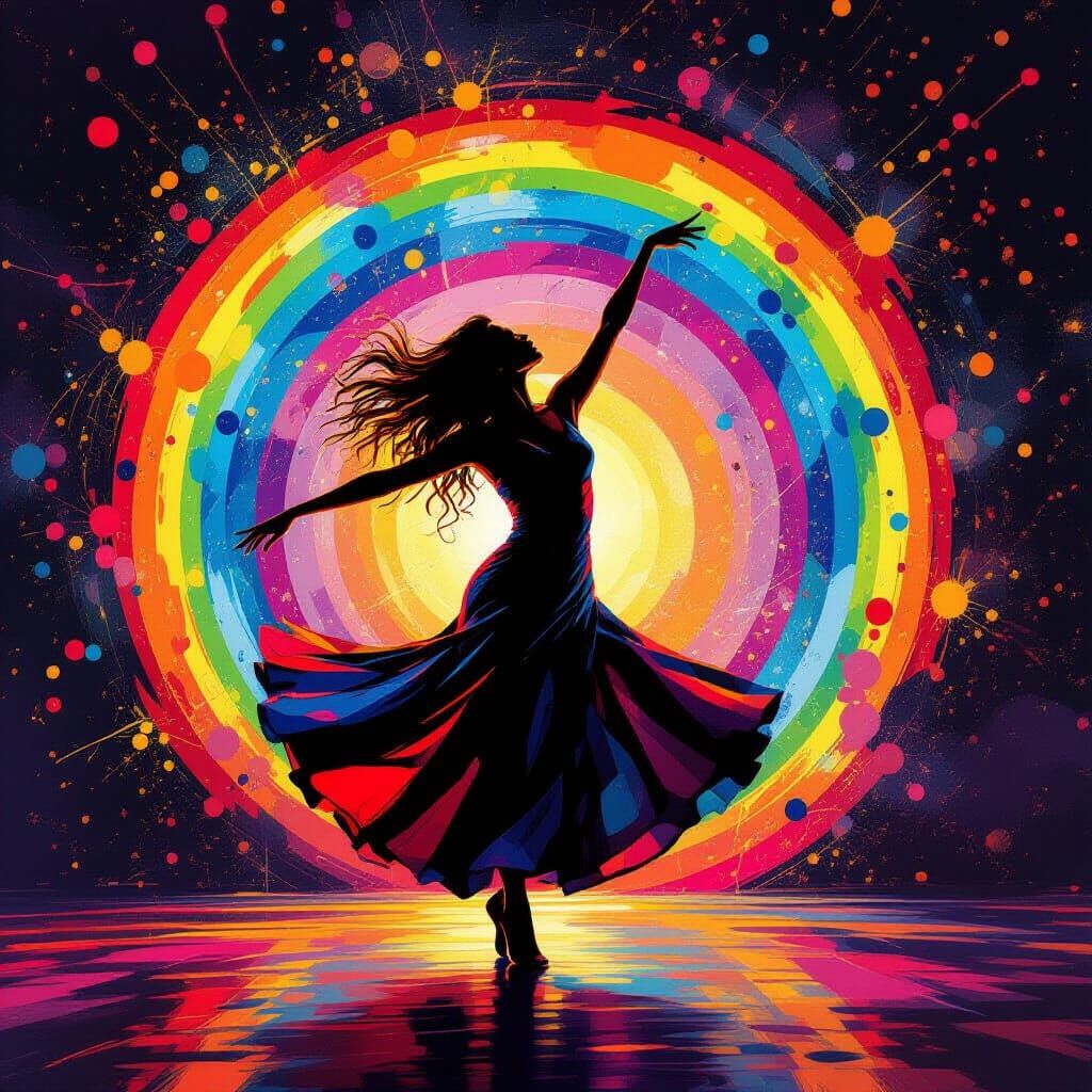 Dancing woman   by @Olchap