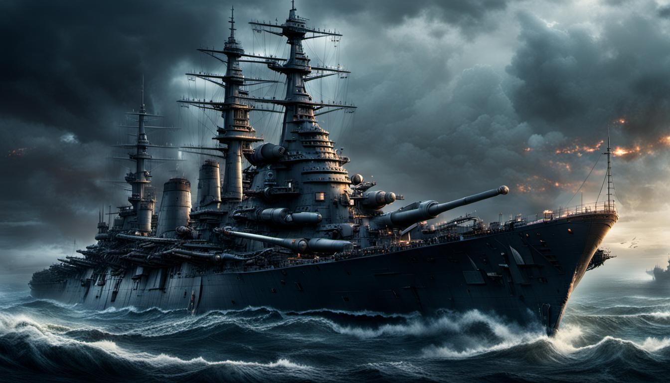WWII warship