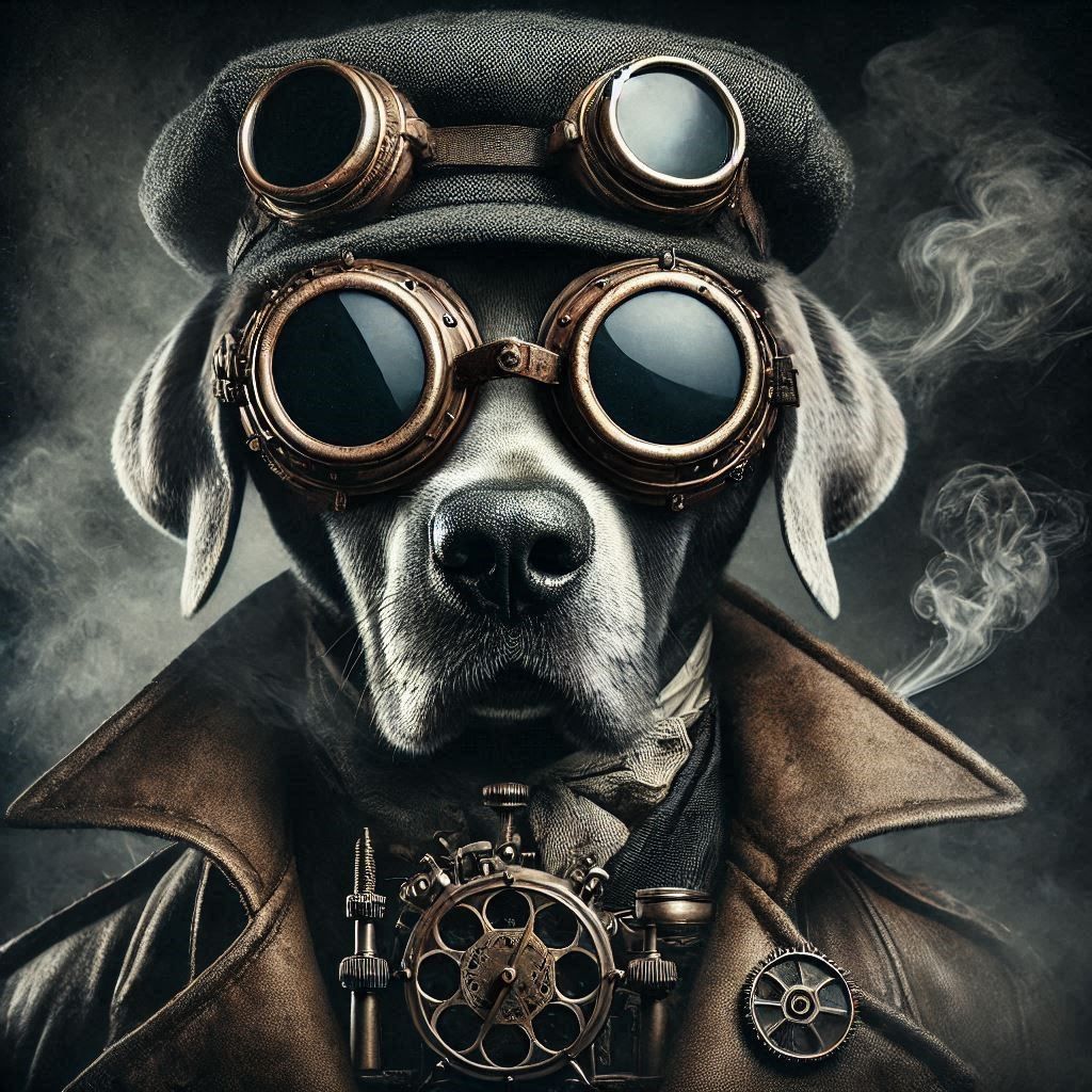 steampunk dog