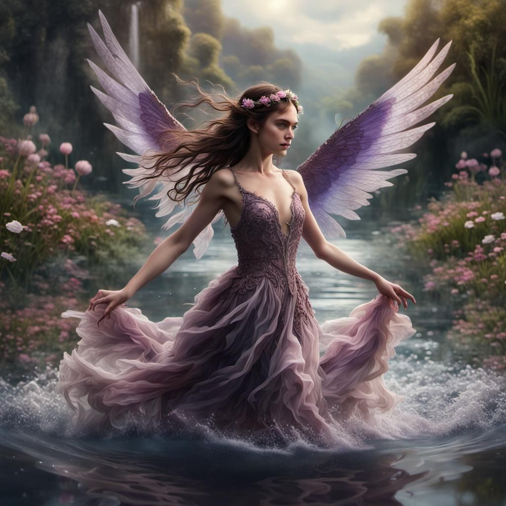 a lot of water on my dress  by @Tmar