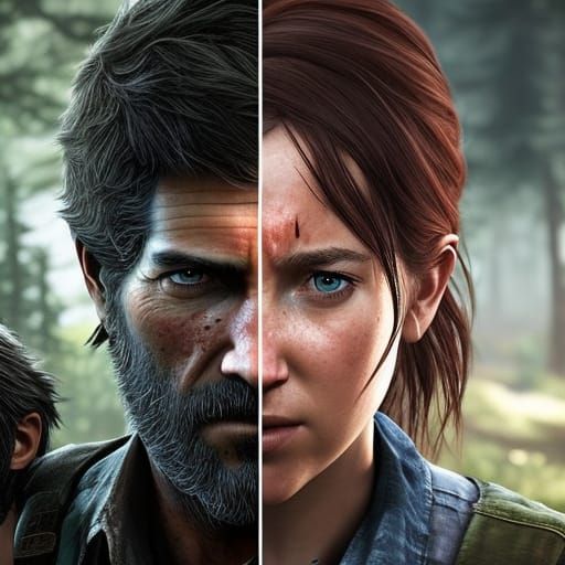 The Last of Us. Joel and Ellie. - AI Generated Artwork - NightCafe Creator