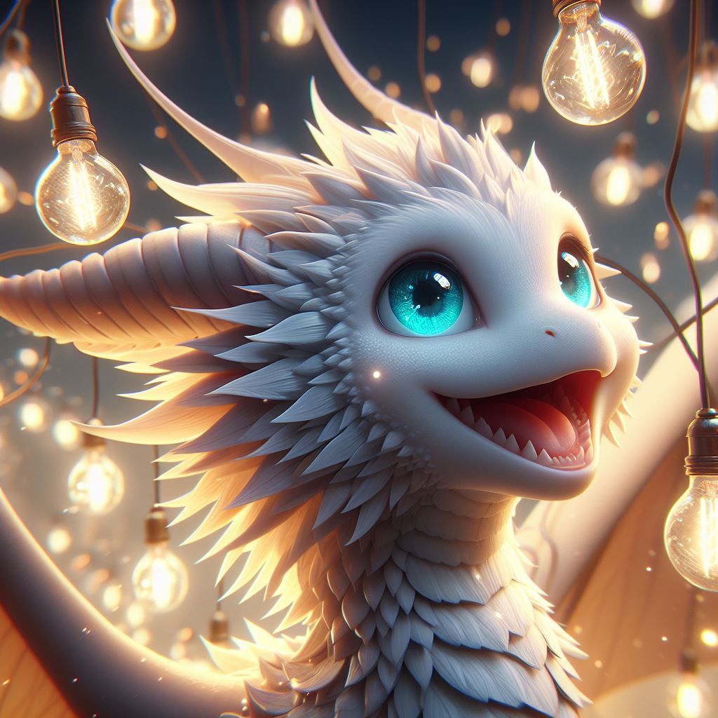 Lightbulb Dragon