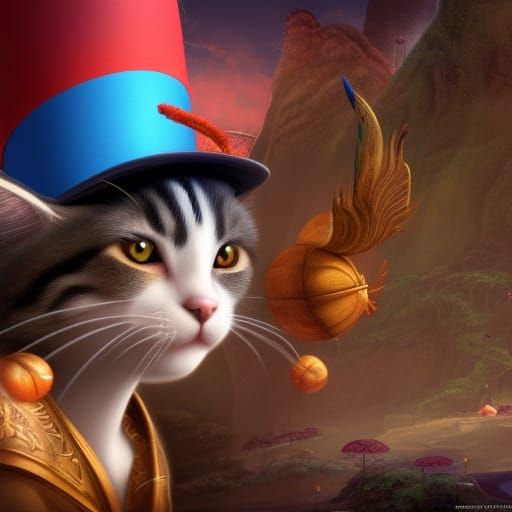 Cat in hat