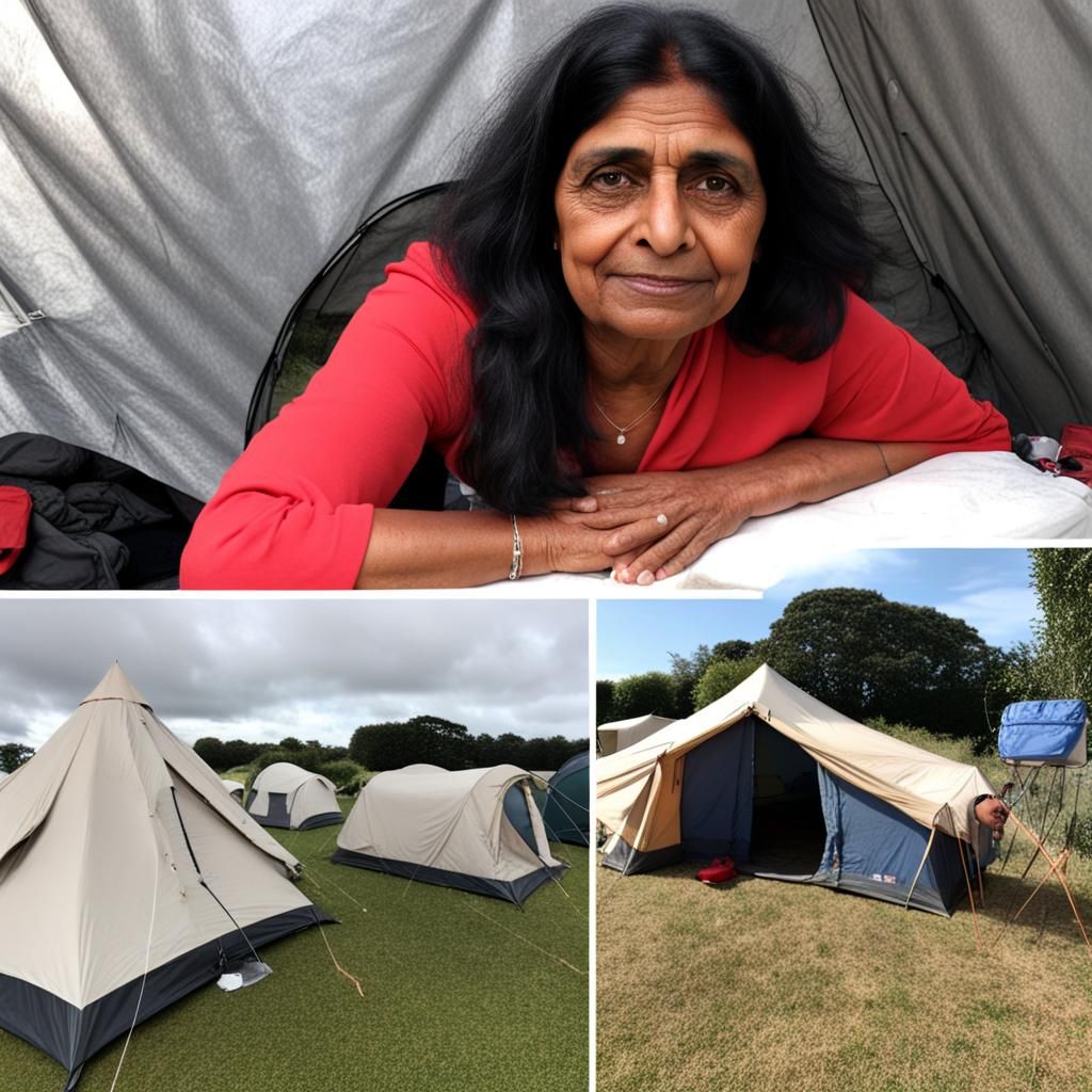 Suella Braverman living in a tent after being sacked - AI Generated ...