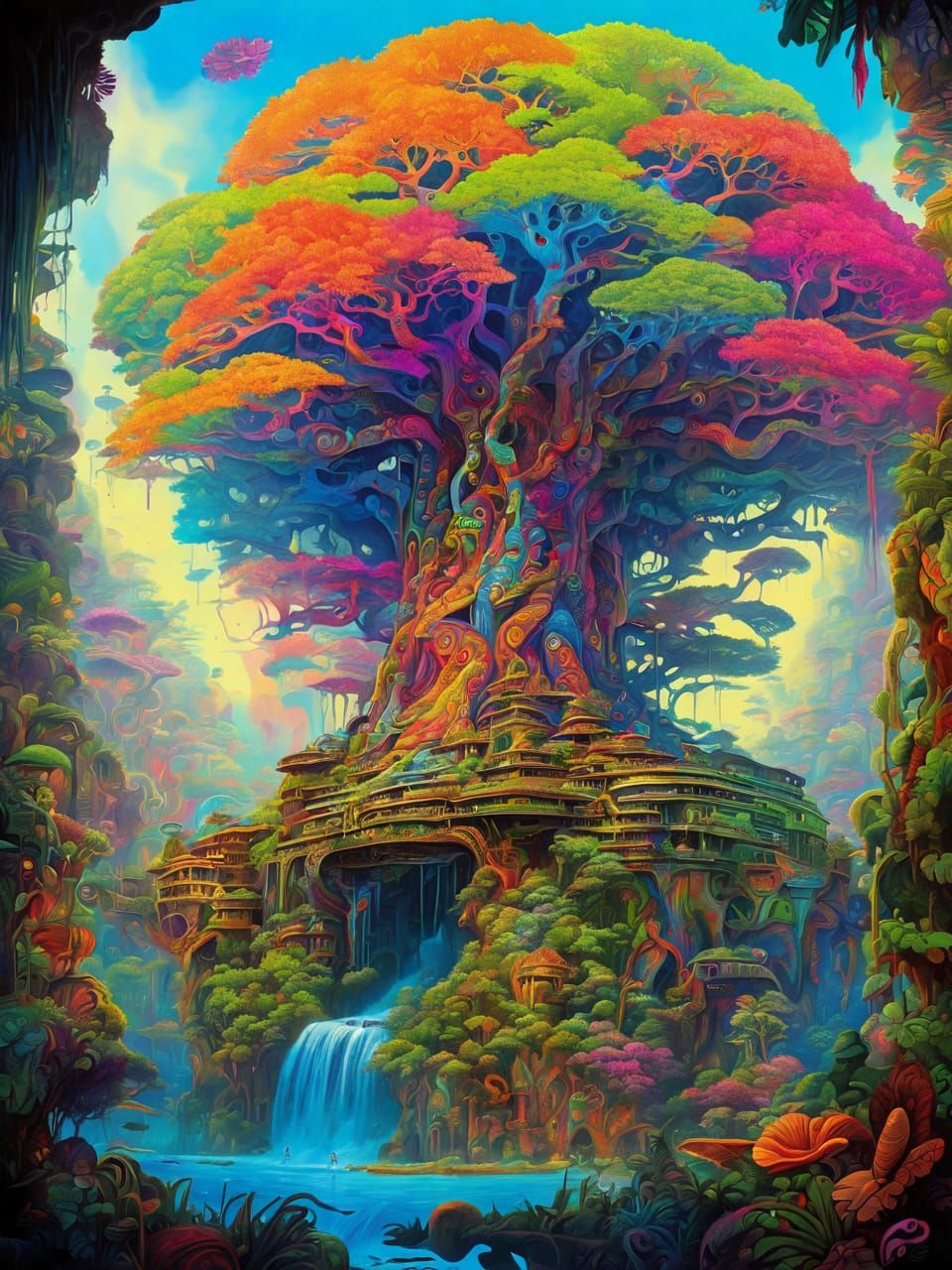 The Massive Tree from Pandora Avatar!