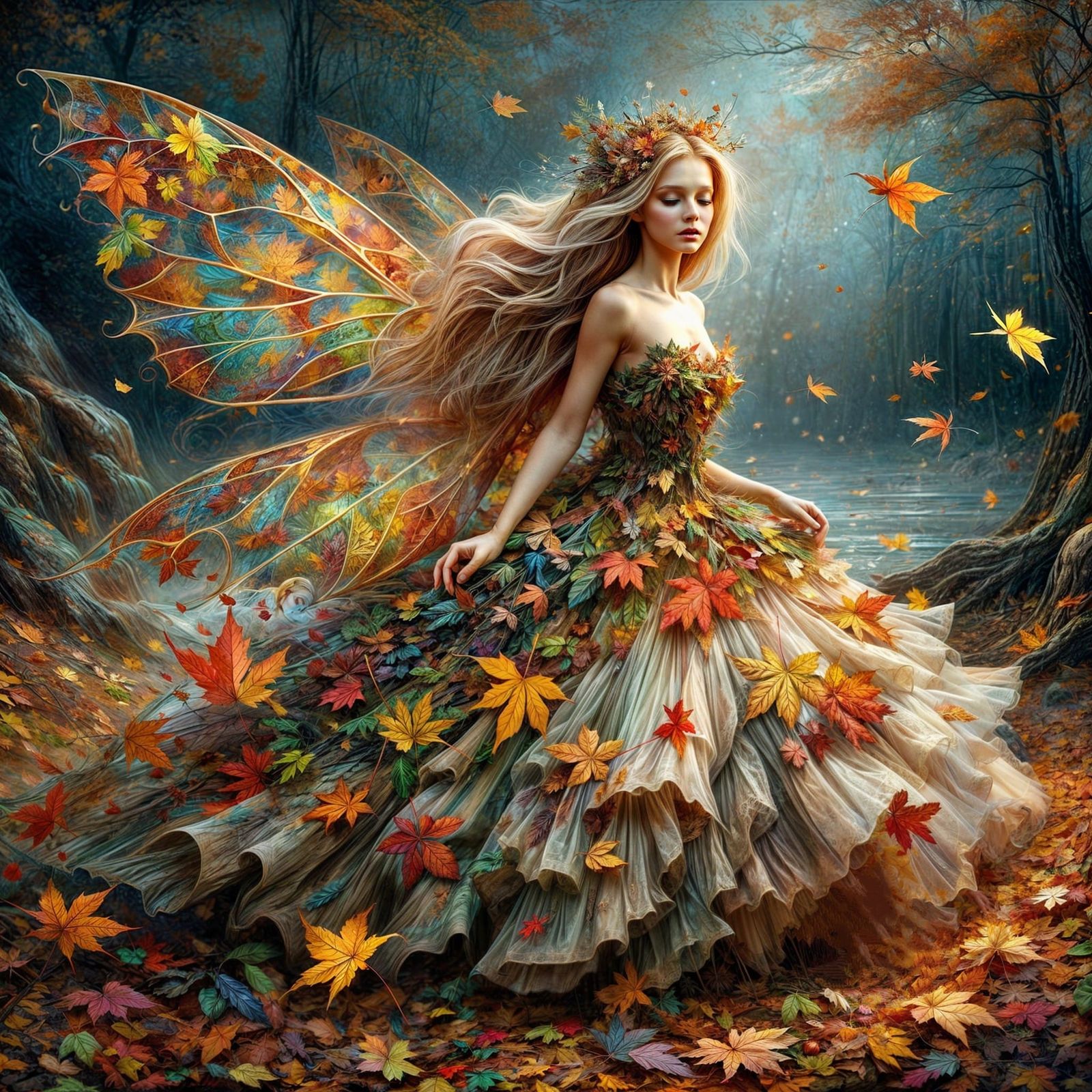 Deep in the Autumn Forest