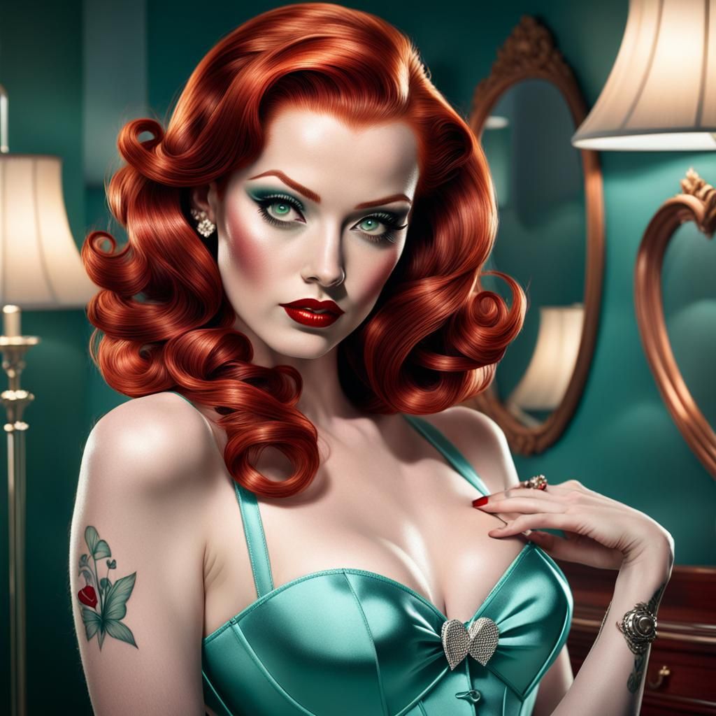 Charming redhead