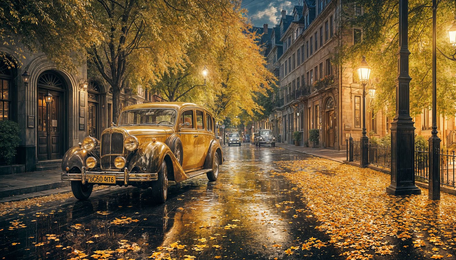 An enchanting autumn evening