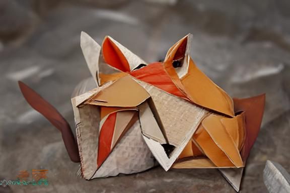 Origami Fox